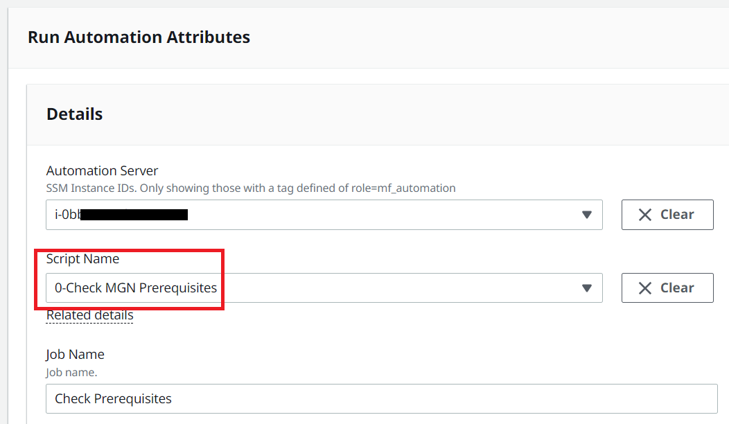 Run prerequisites 1