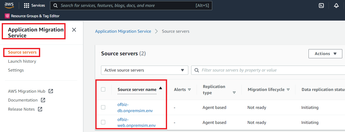 MGN Server list