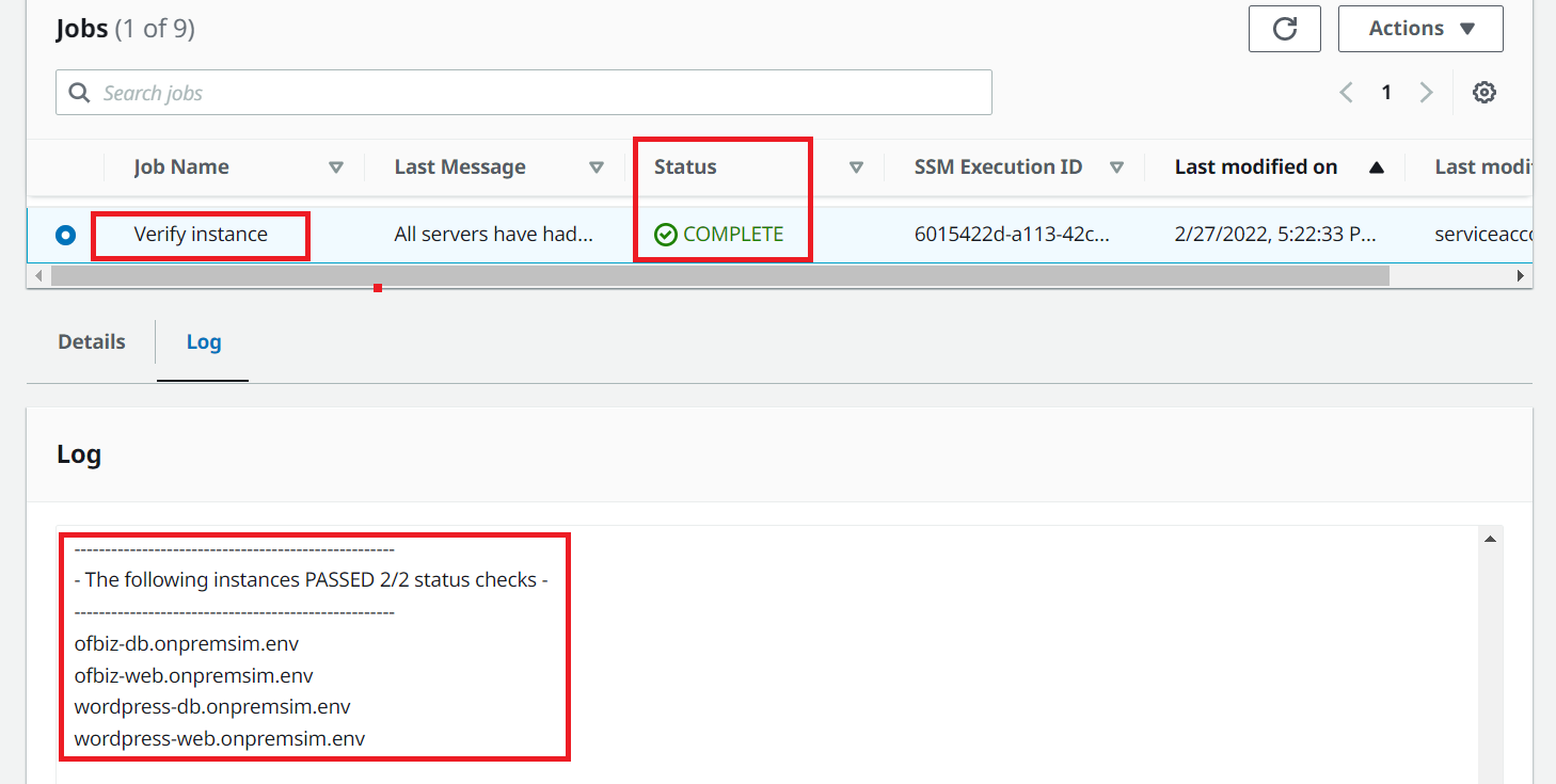 check replication result